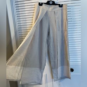 Pure Jill Womens Linen Crop pants